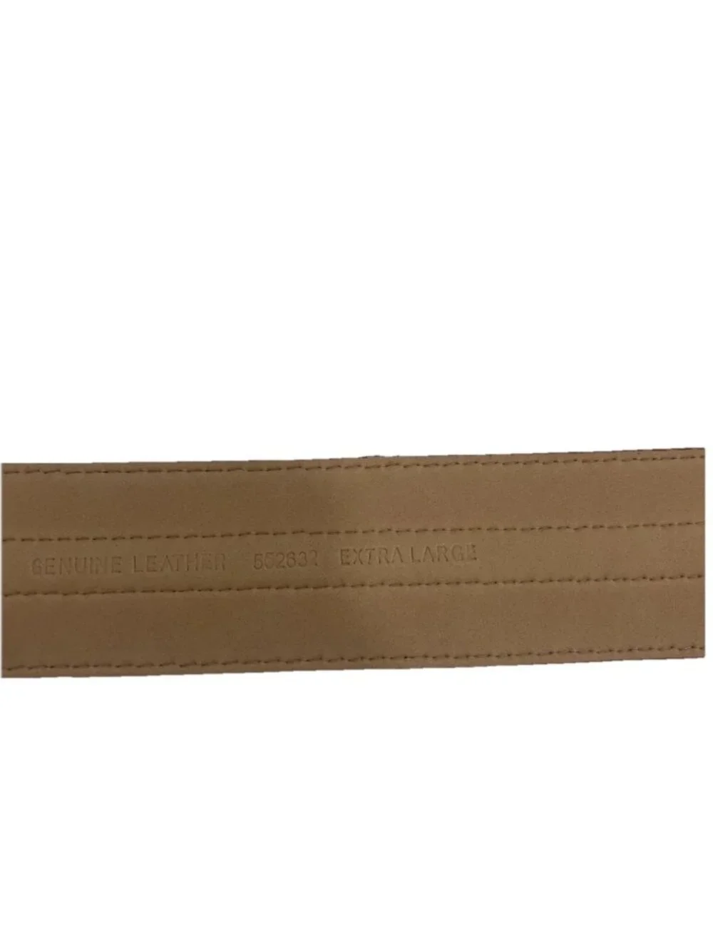 Michael Kors Wide Leather Studded Belt Tan Brown Size XL